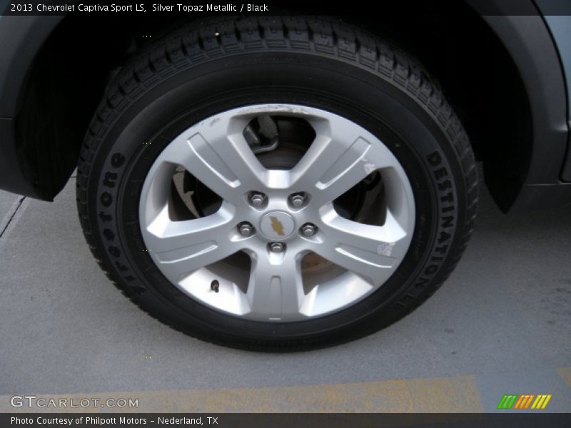 Silver Topaz Metallic / Black 2013 Chevrolet Captiva Sport LS
