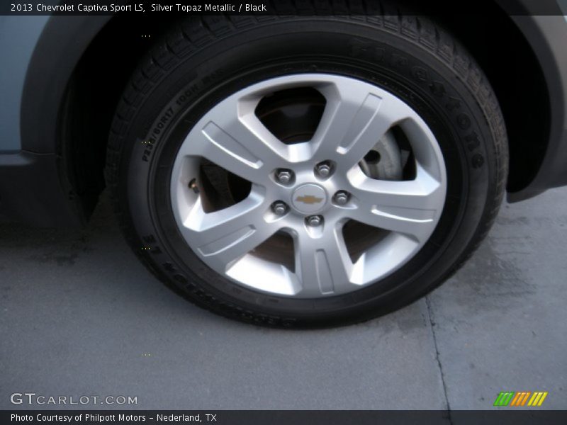 Silver Topaz Metallic / Black 2013 Chevrolet Captiva Sport LS