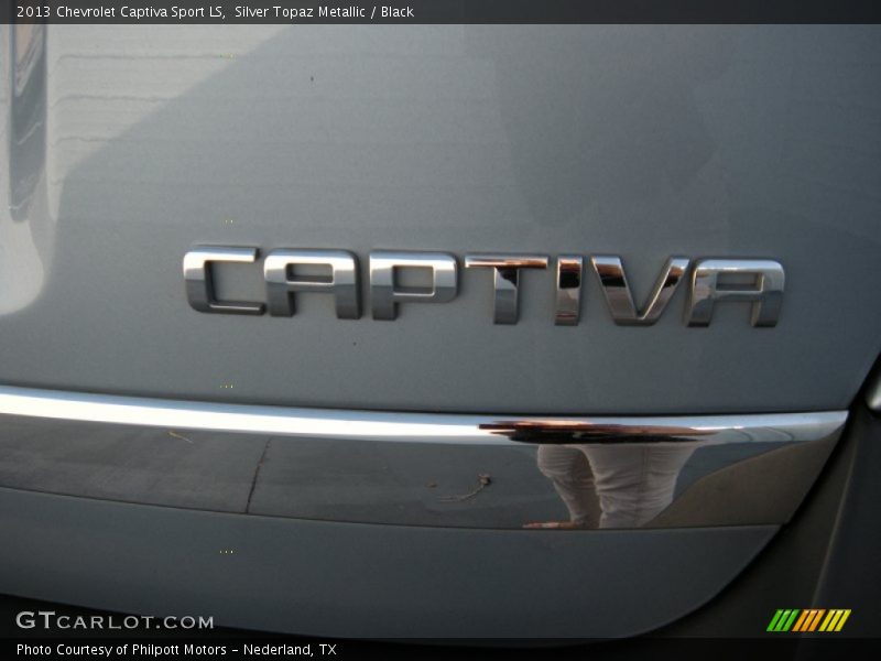 Silver Topaz Metallic / Black 2013 Chevrolet Captiva Sport LS