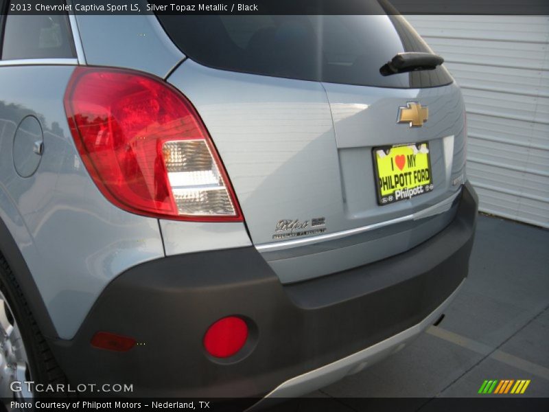 Silver Topaz Metallic / Black 2013 Chevrolet Captiva Sport LS