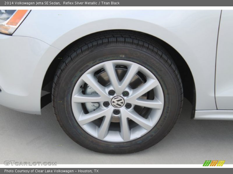 Reflex Silver Metallic / Titan Black 2014 Volkswagen Jetta SE Sedan