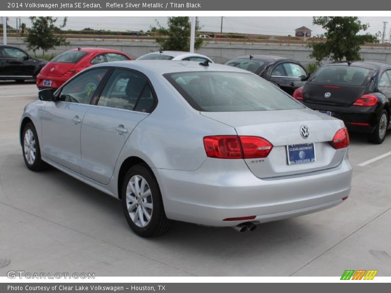 Reflex Silver Metallic / Titan Black 2014 Volkswagen Jetta SE Sedan