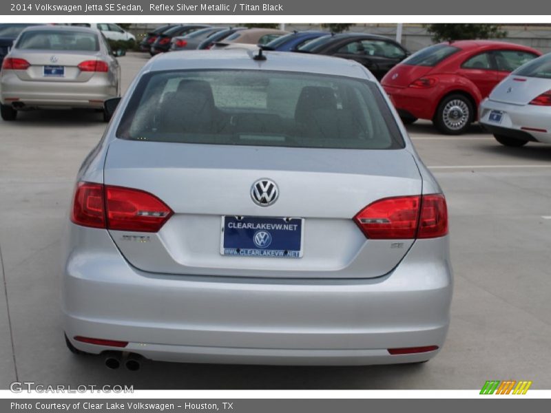 Reflex Silver Metallic / Titan Black 2014 Volkswagen Jetta SE Sedan