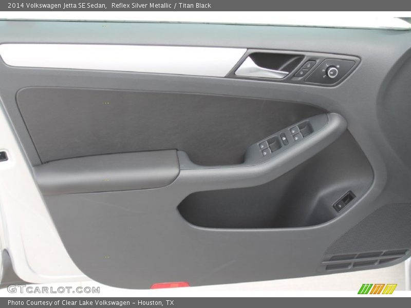 Reflex Silver Metallic / Titan Black 2014 Volkswagen Jetta SE Sedan