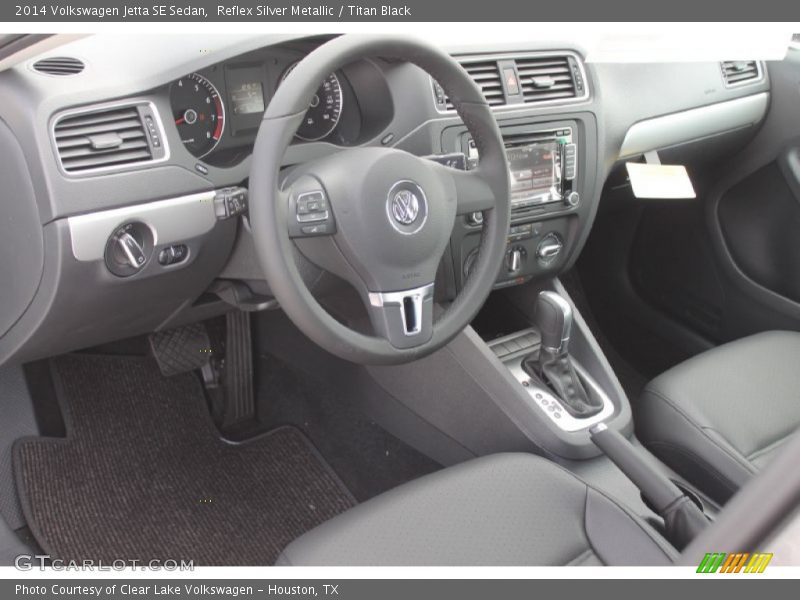 Reflex Silver Metallic / Titan Black 2014 Volkswagen Jetta SE Sedan