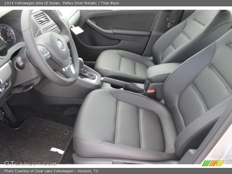 Reflex Silver Metallic / Titan Black 2014 Volkswagen Jetta SE Sedan