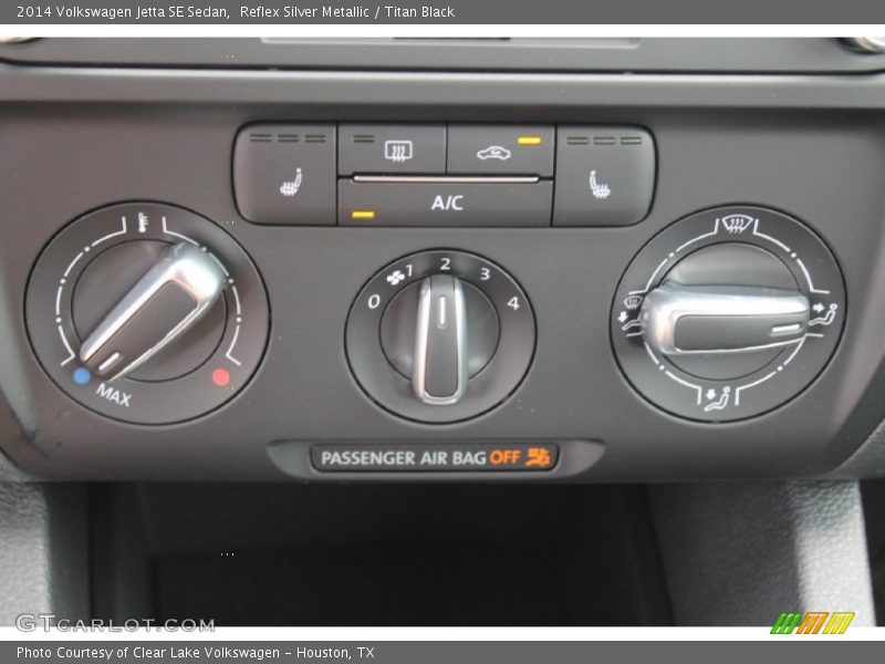 Reflex Silver Metallic / Titan Black 2014 Volkswagen Jetta SE Sedan