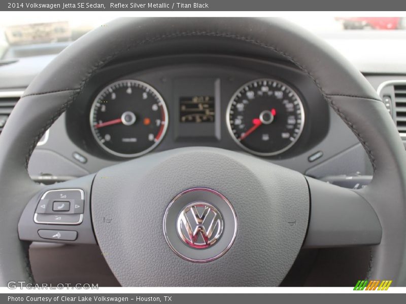 Reflex Silver Metallic / Titan Black 2014 Volkswagen Jetta SE Sedan