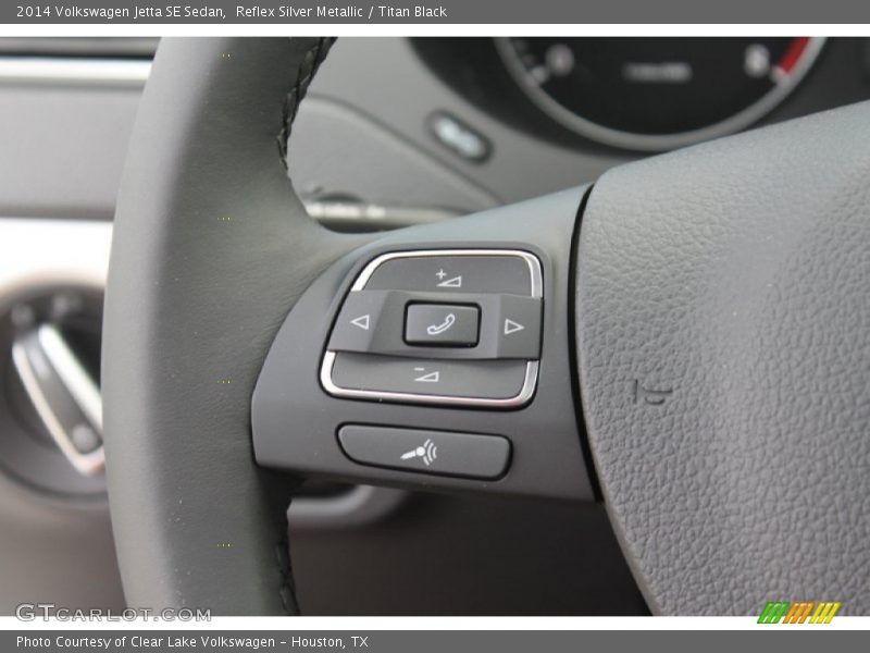 Reflex Silver Metallic / Titan Black 2014 Volkswagen Jetta SE Sedan
