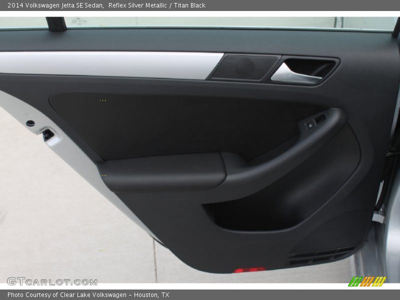 Reflex Silver Metallic / Titan Black 2014 Volkswagen Jetta SE Sedan