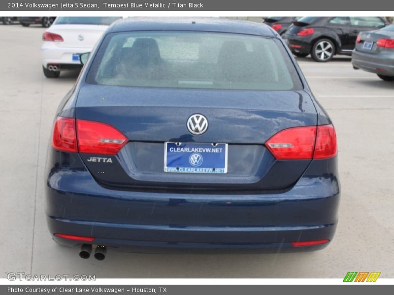 Tempest Blue Metallic / Titan Black 2014 Volkswagen Jetta S Sedan