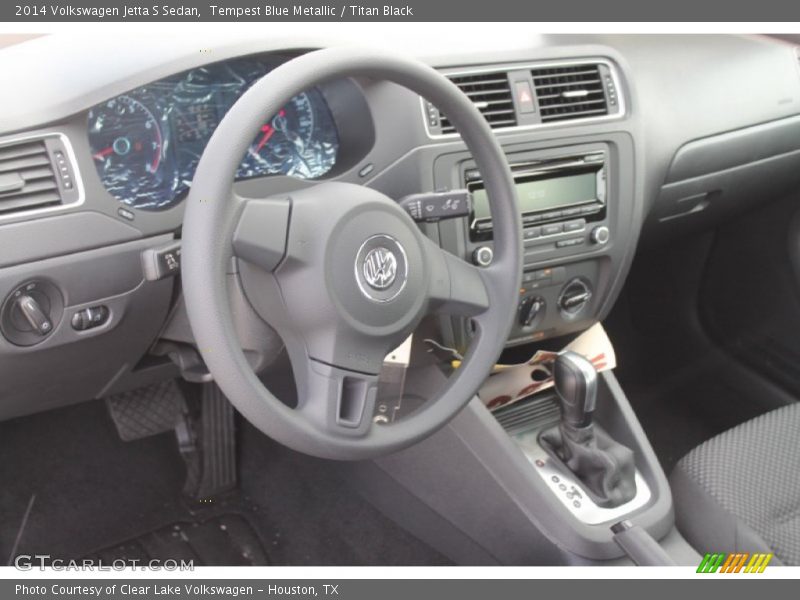 Tempest Blue Metallic / Titan Black 2014 Volkswagen Jetta S Sedan