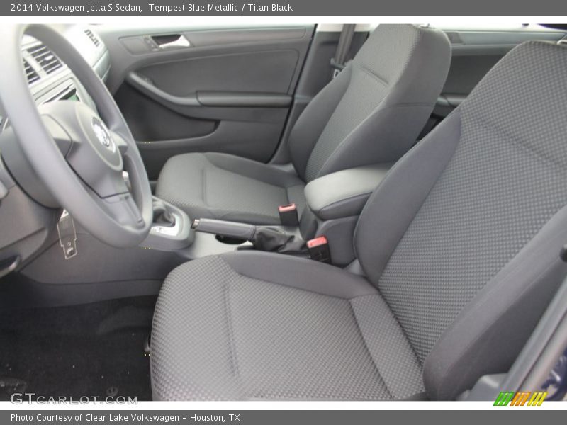 Tempest Blue Metallic / Titan Black 2014 Volkswagen Jetta S Sedan
