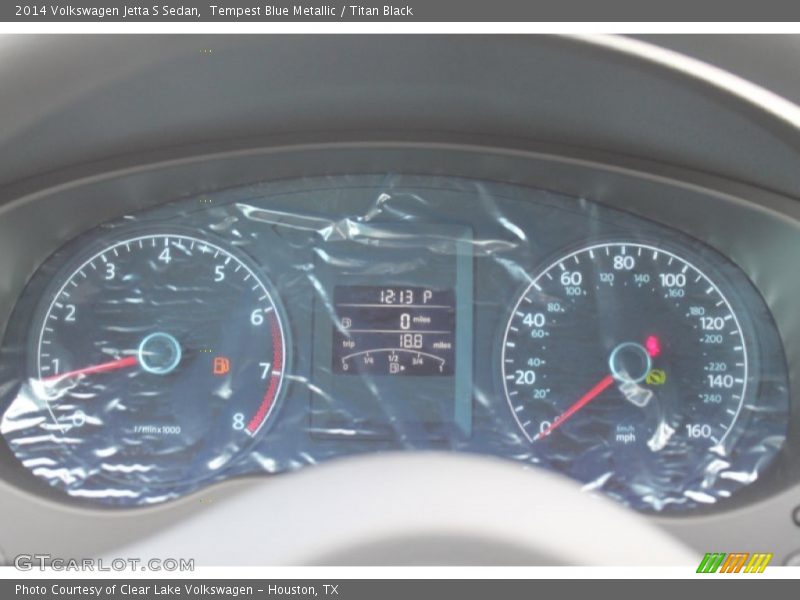 Tempest Blue Metallic / Titan Black 2014 Volkswagen Jetta S Sedan