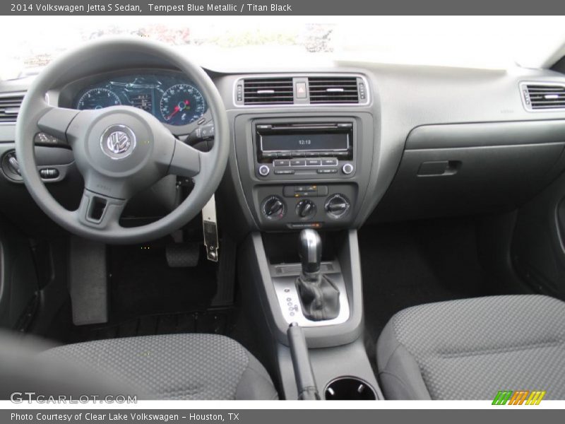 Tempest Blue Metallic / Titan Black 2014 Volkswagen Jetta S Sedan