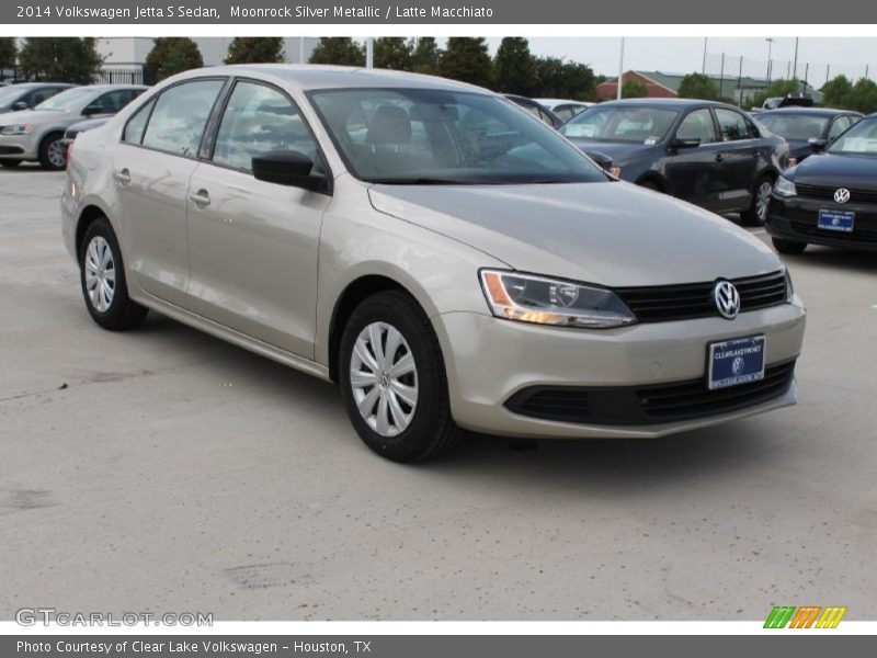 Moonrock Silver Metallic / Latte Macchiato 2014 Volkswagen Jetta S Sedan