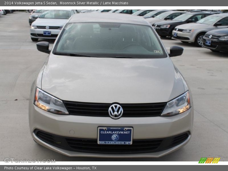 Moonrock Silver Metallic / Latte Macchiato 2014 Volkswagen Jetta S Sedan