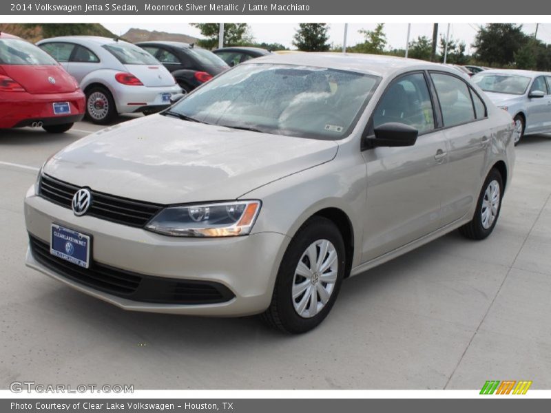 Moonrock Silver Metallic / Latte Macchiato 2014 Volkswagen Jetta S Sedan