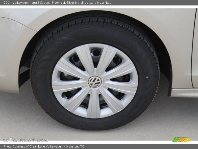 Moonrock Silver Metallic / Latte Macchiato 2014 Volkswagen Jetta S Sedan