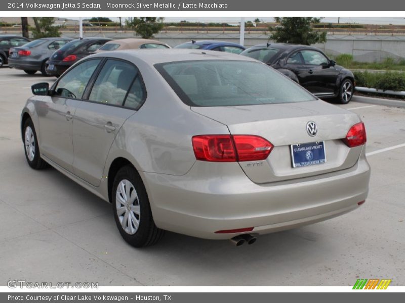 Moonrock Silver Metallic / Latte Macchiato 2014 Volkswagen Jetta S Sedan