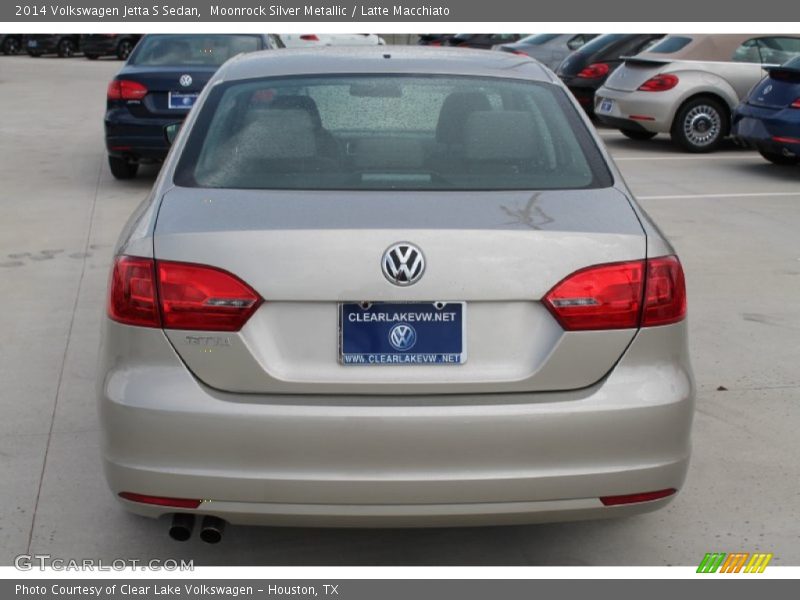 Moonrock Silver Metallic / Latte Macchiato 2014 Volkswagen Jetta S Sedan