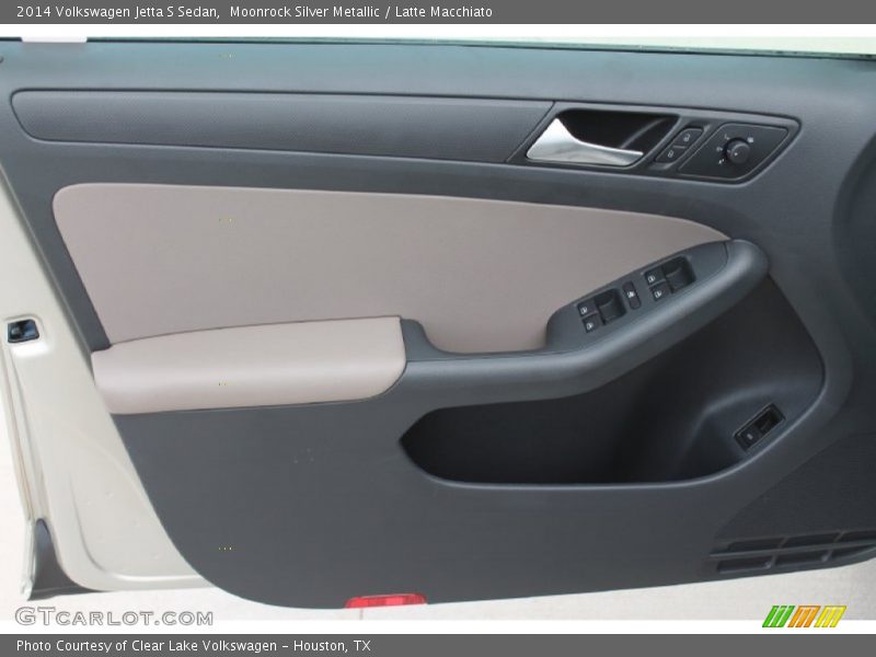 Moonrock Silver Metallic / Latte Macchiato 2014 Volkswagen Jetta S Sedan