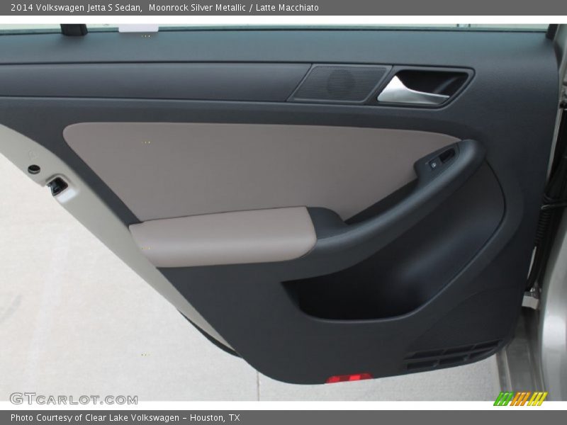 Moonrock Silver Metallic / Latte Macchiato 2014 Volkswagen Jetta S Sedan