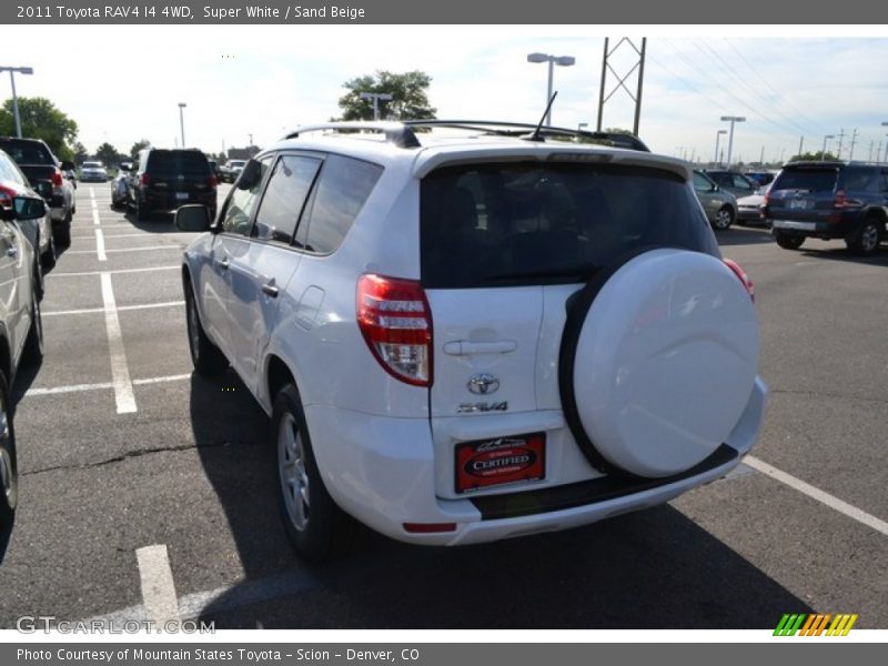Super White / Sand Beige 2011 Toyota RAV4 I4 4WD