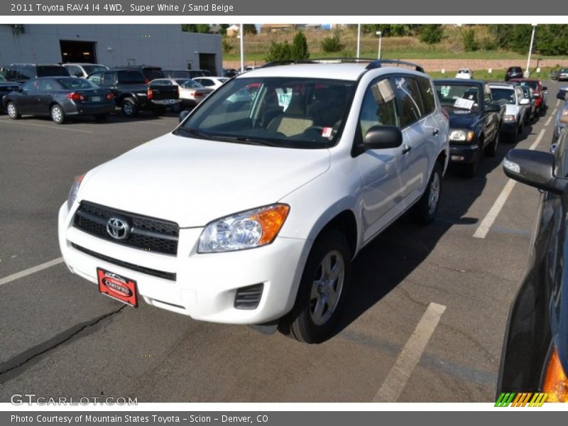 Super White / Sand Beige 2011 Toyota RAV4 I4 4WD