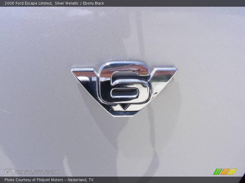 Silver Metallic / Ebony Black 2006 Ford Escape Limited