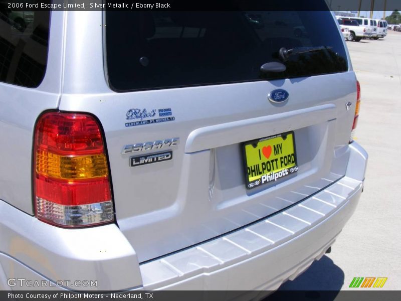 Silver Metallic / Ebony Black 2006 Ford Escape Limited