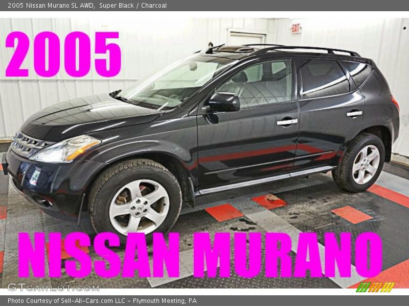 Super Black / Charcoal 2005 Nissan Murano SL AWD