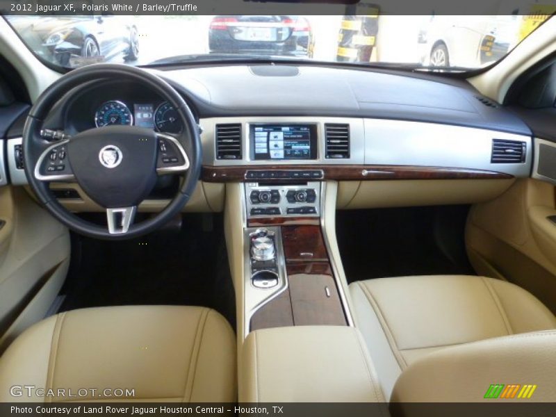 Polaris White / Barley/Truffle 2012 Jaguar XF
