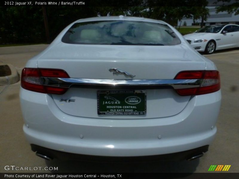 Polaris White / Barley/Truffle 2012 Jaguar XF