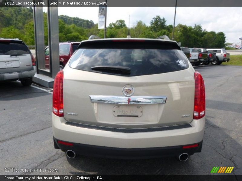 Gold Mist Metallic / Ebony/Ebony 2012 Cadillac SRX FWD