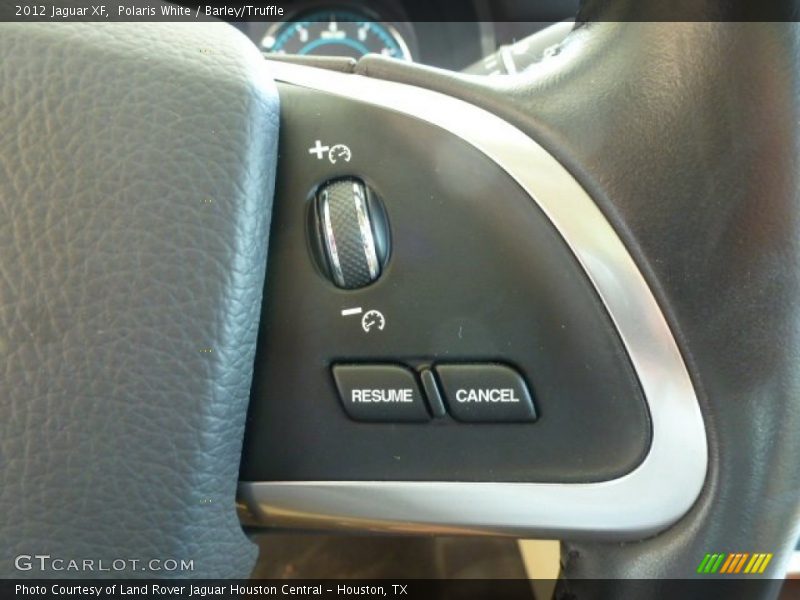Polaris White / Barley/Truffle 2012 Jaguar XF