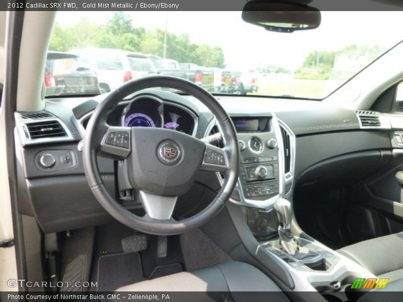 Gold Mist Metallic / Ebony/Ebony 2012 Cadillac SRX FWD
