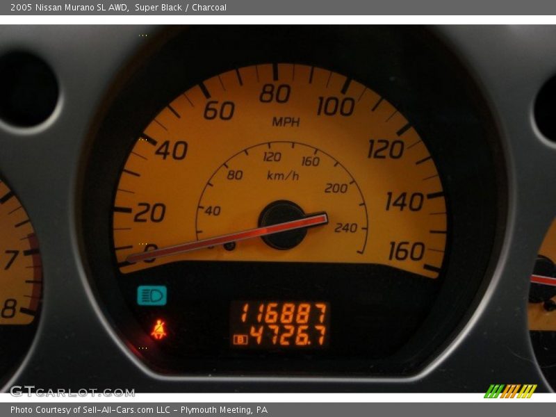 Super Black / Charcoal 2005 Nissan Murano SL AWD