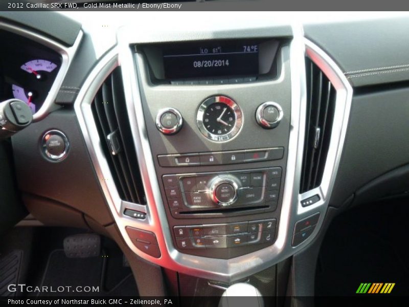 Gold Mist Metallic / Ebony/Ebony 2012 Cadillac SRX FWD
