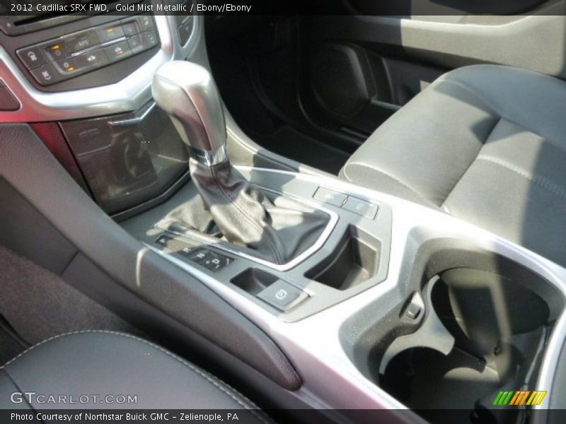 Gold Mist Metallic / Ebony/Ebony 2012 Cadillac SRX FWD