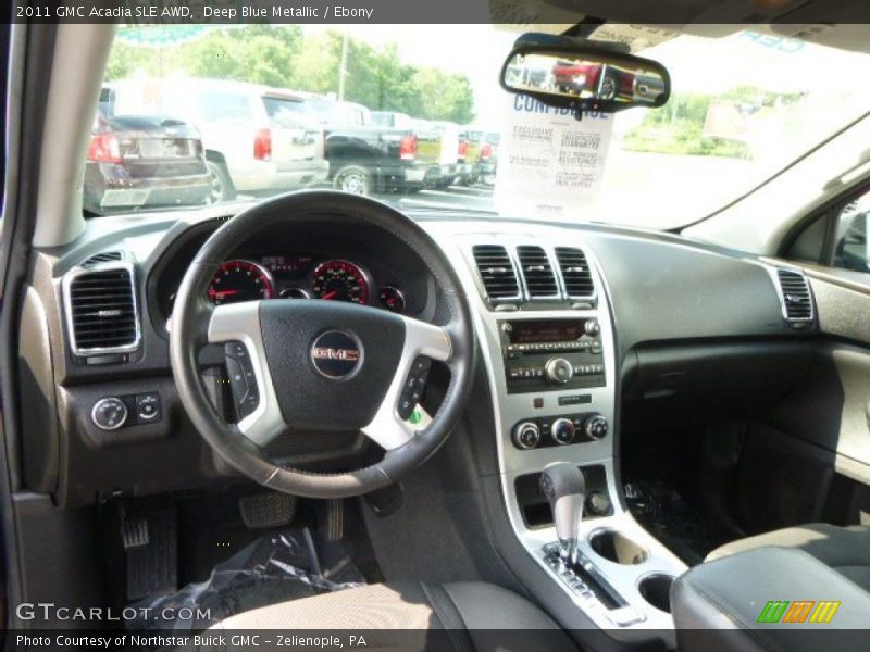 Deep Blue Metallic / Ebony 2011 GMC Acadia SLE AWD