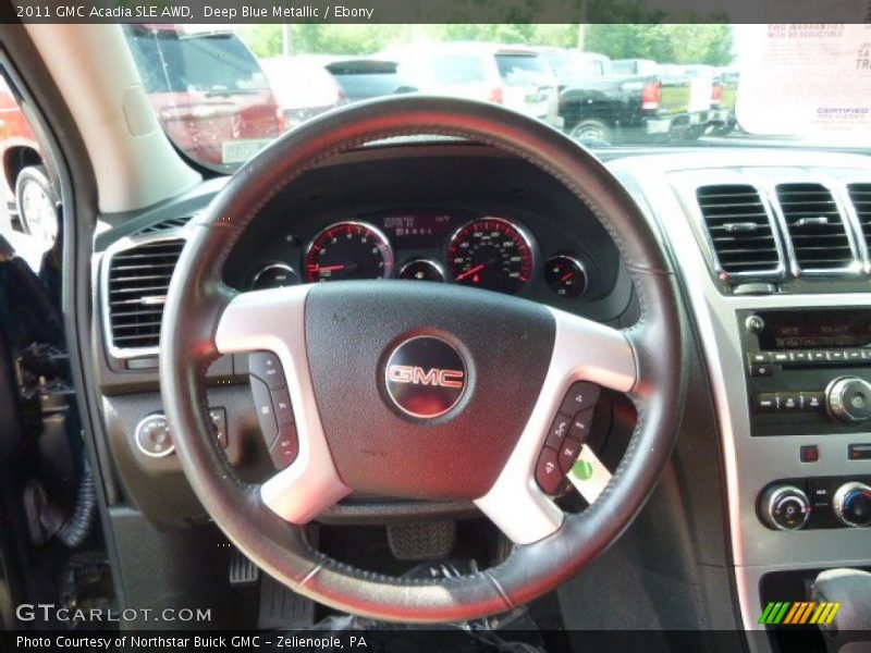 Deep Blue Metallic / Ebony 2011 GMC Acadia SLE AWD