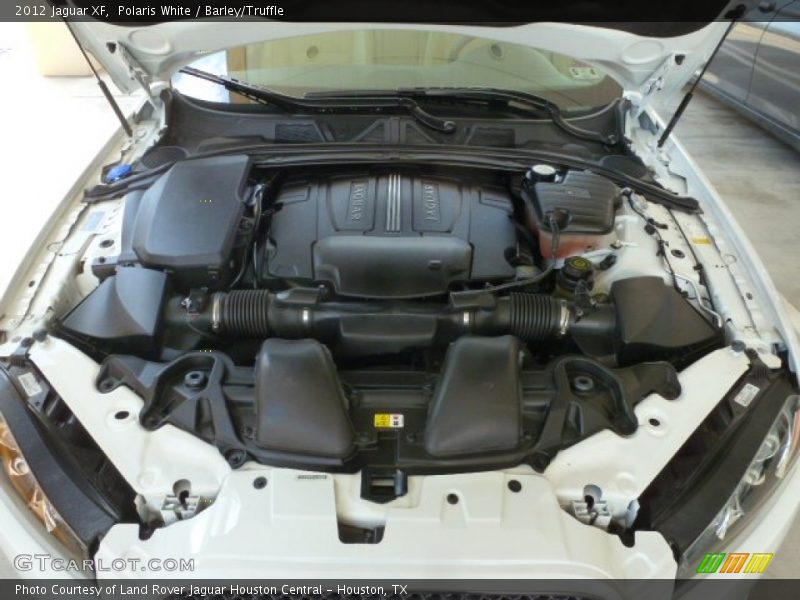 Polaris White / Barley/Truffle 2012 Jaguar XF