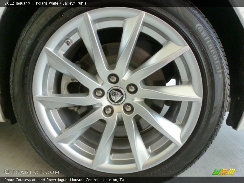 Polaris White / Barley/Truffle 2012 Jaguar XF