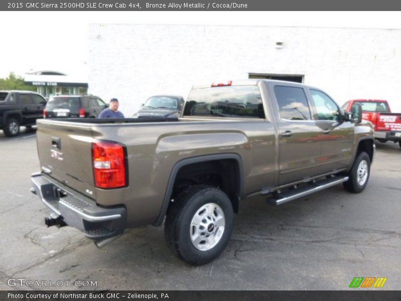 Bronze Alloy Metallic / Cocoa/Dune 2015 GMC Sierra 2500HD SLE Crew Cab 4x4
