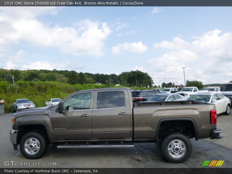  2015 Sierra 2500HD SLE Crew Cab 4x4 Bronze Alloy Metallic