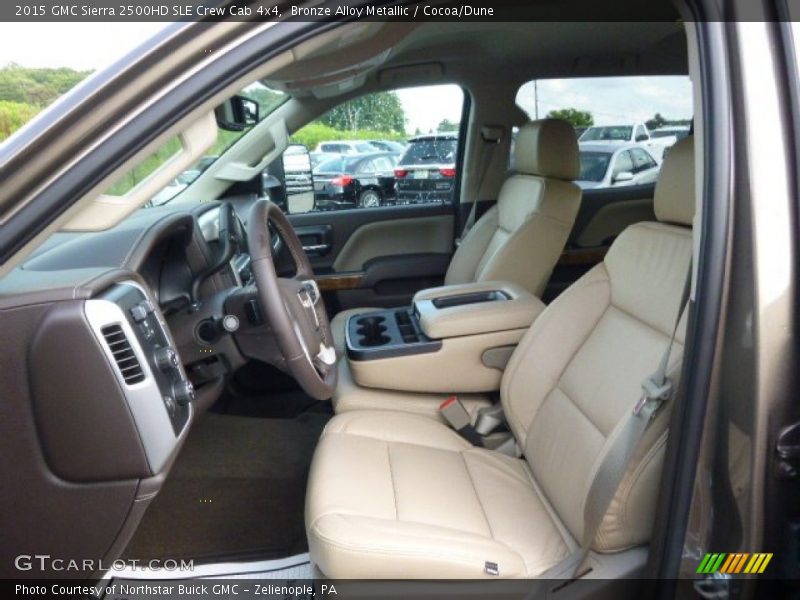 Front Seat of 2015 Sierra 2500HD SLE Crew Cab 4x4