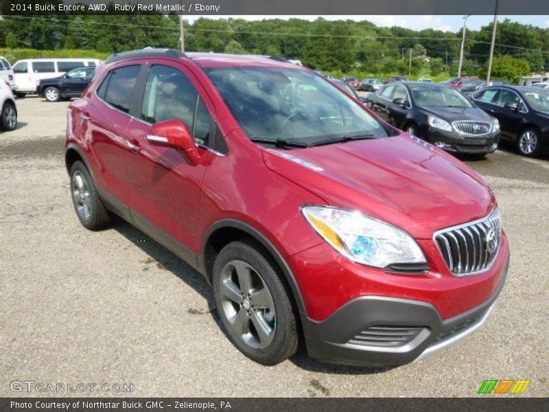 Ruby Red Metallic / Ebony 2014 Buick Encore AWD