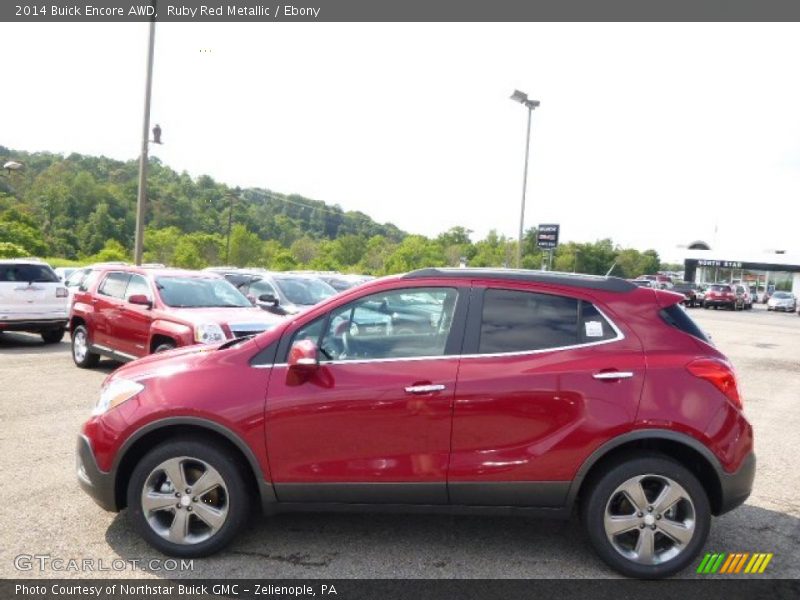 Ruby Red Metallic / Ebony 2014 Buick Encore AWD