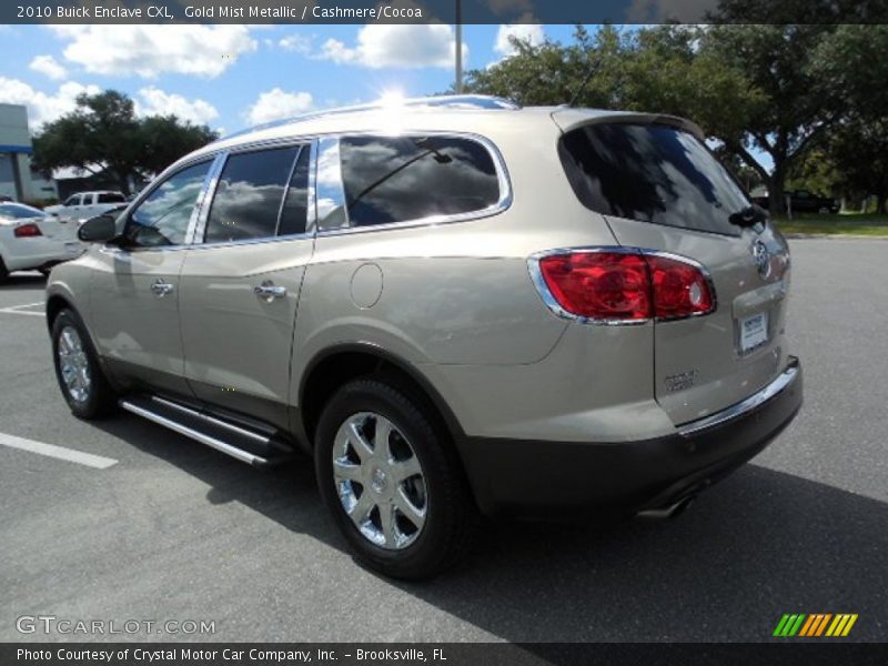 Gold Mist Metallic / Cashmere/Cocoa 2010 Buick Enclave CXL